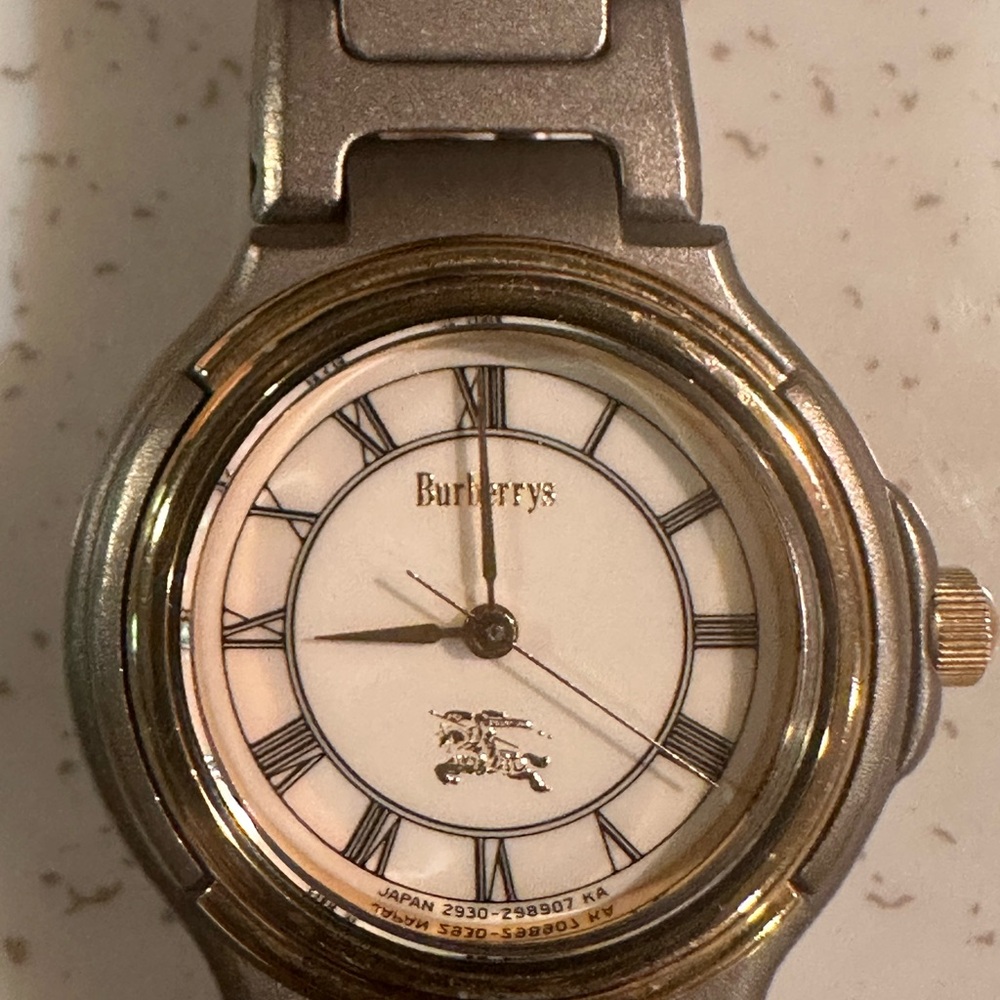 Burberry Silver and Gold Smartwatch